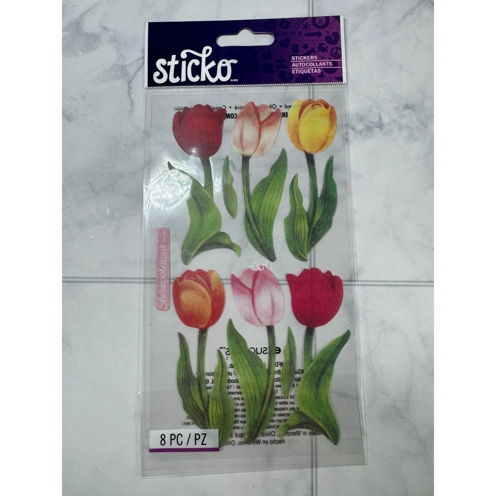 Scrapbook Sticker Lot Sticko Paper Studio Jot Butterfly Floral Alphabet New